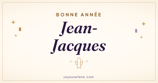 Image « Bonne année Jean-Jacques » au format large