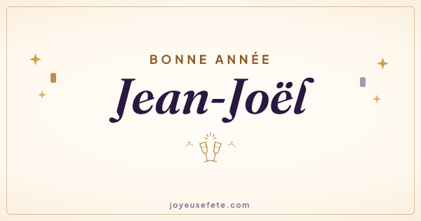 Image « Bonne année Jean-Joël » au format large