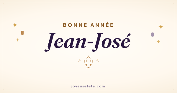 Image « Bonne année Jean-José » au format large