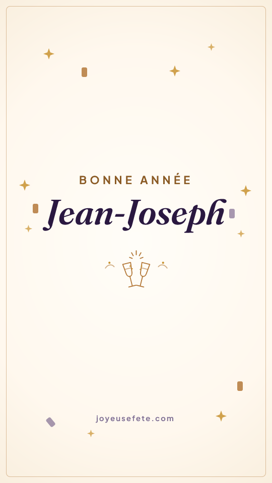 Image « Bonne année Jean-Joseph » au format story