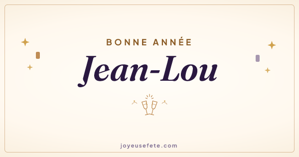 Image « Bonne année Jean-Lou » au format large
