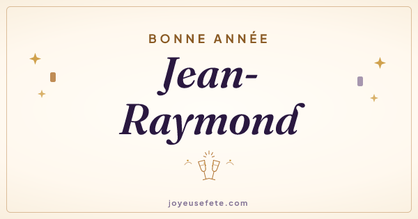 Image « Bonne année Jean-Raymond » au format large