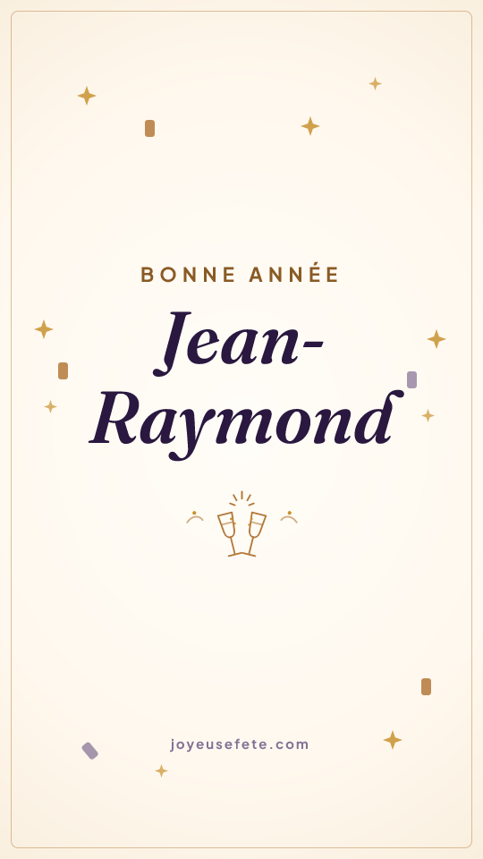 Image « Bonne année Jean-Raymond » au format story