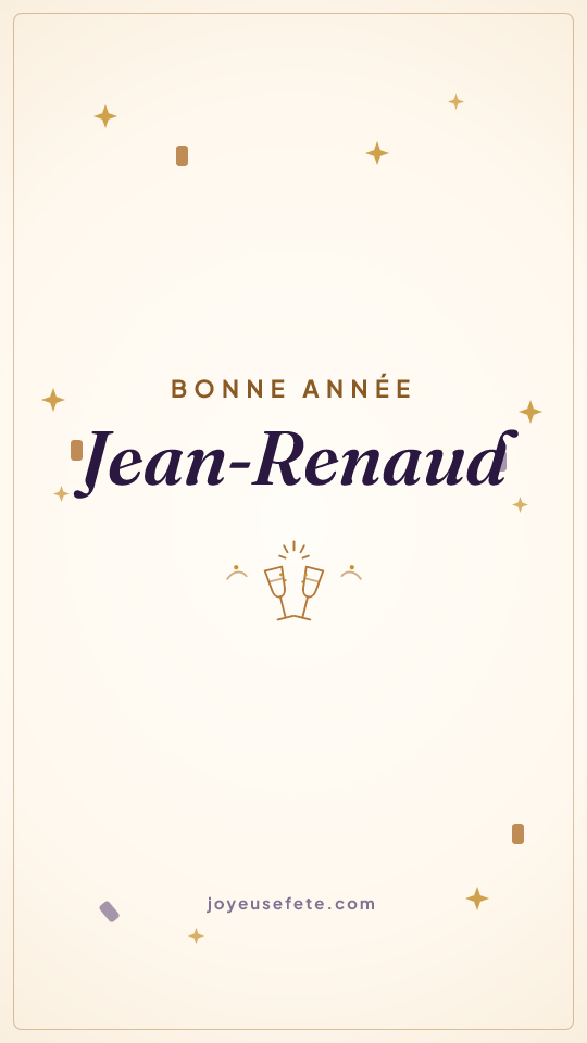 Image « Bonne année Jean-Renaud » au format story