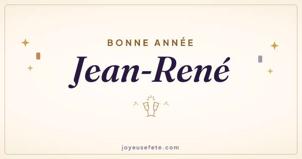 Image « Bonne année Jean-René » au format large