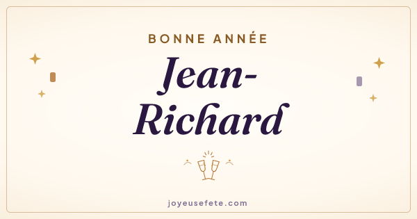 Image « Bonne année Jean-Richard » au format large