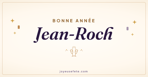 Image « Bonne année Jean-Roch » au format large