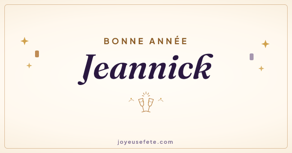 Image « Bonne année Jeannick » au format large