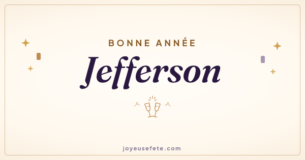 Image « Bonne année Jefferson » au format large
