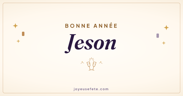 Image « Bonne année Jeson » au format large