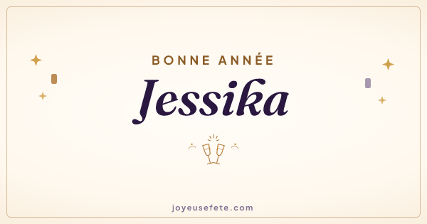 Image « Bonne année Jessika » au format large