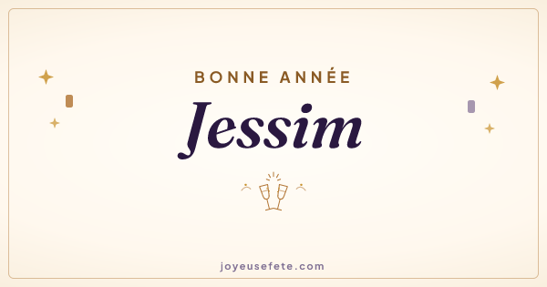 Image « Bonne année Jessim » au format large