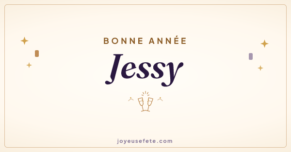 Image « Bonne année Jessy » au format large