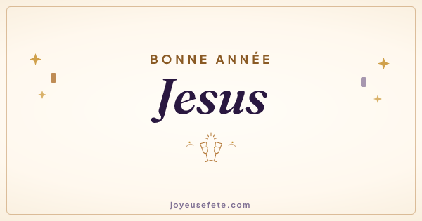 Image « Bonne année Jesus » au format large