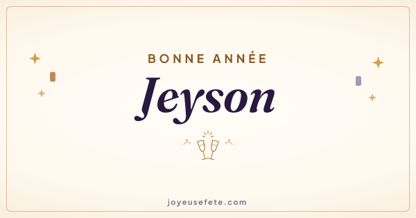 Image « Bonne année Jeyson » au format large