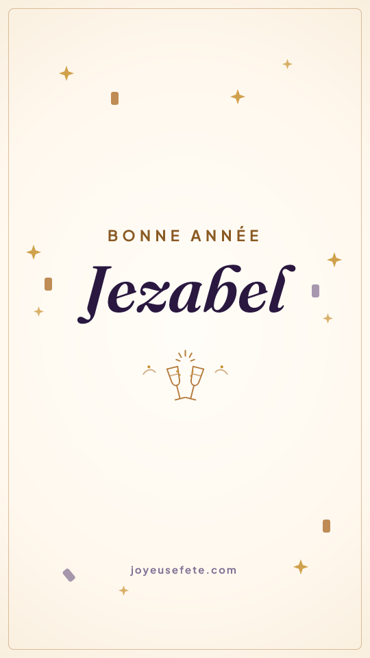 Image « Bonne année Jezabel » au format story