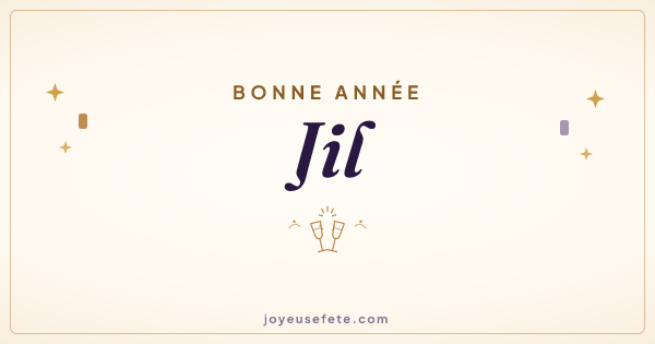 Image « Bonne année Jil » au format large
