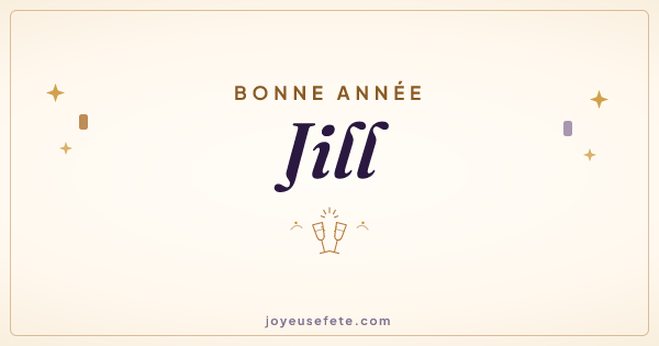 Image « Bonne année Jill » au format large