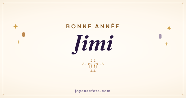 Image « Bonne année Jimi » au format large