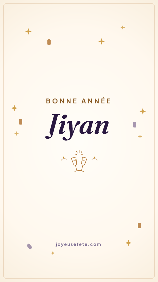Image « Bonne année Jiyan » au format story