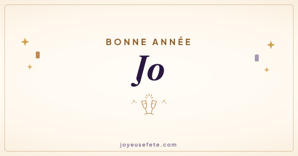 Image « Bonne année Jo » au format large