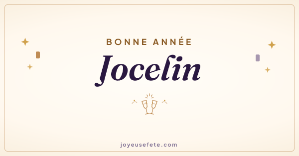 Image « Bonne année Jocelin » au format large