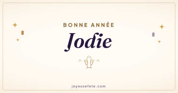 Image « Bonne année Jodie » au format large
