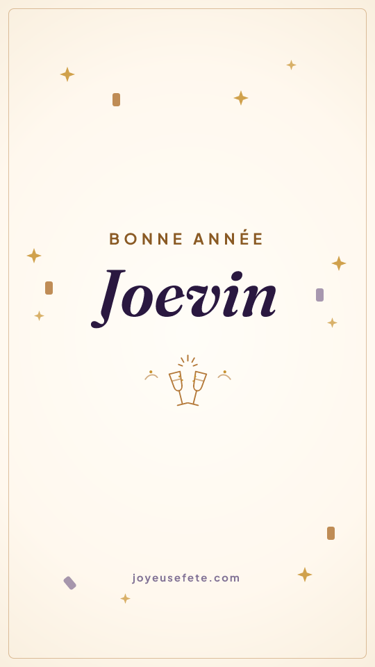 Image « Bonne année Joevin » au format story