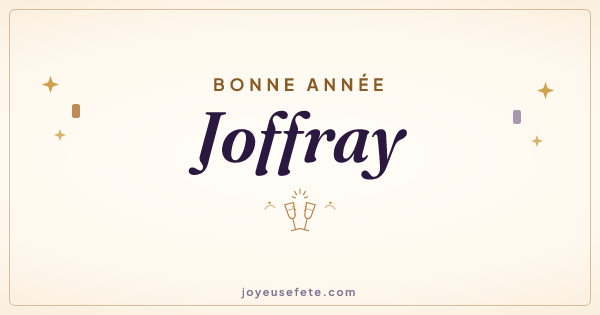 Image « Bonne année Joffray » au format large