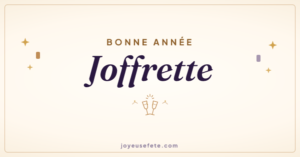Image « Bonne année Joffrette » au format large