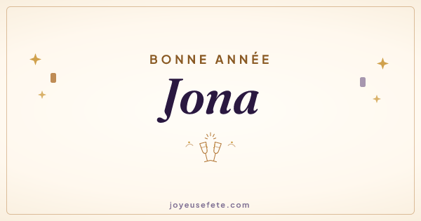 Image « Bonne année Jona » au format large