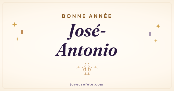 Image « Bonne année José-Antonio » au format large