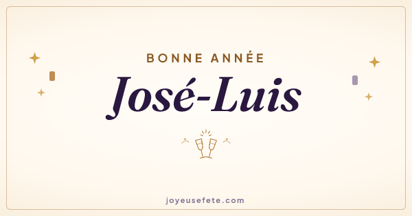 Image « Bonne année José-Luis » au format large