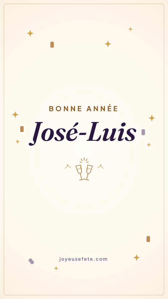 Image « Bonne année José-Luis » au format story