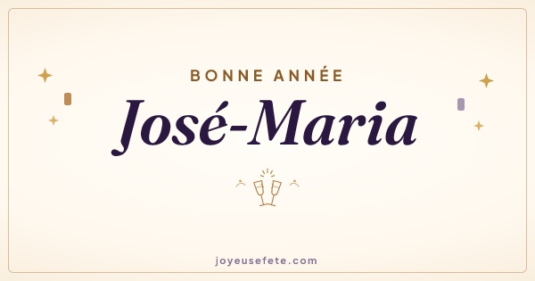 Image « Bonne année José-Maria » au format large