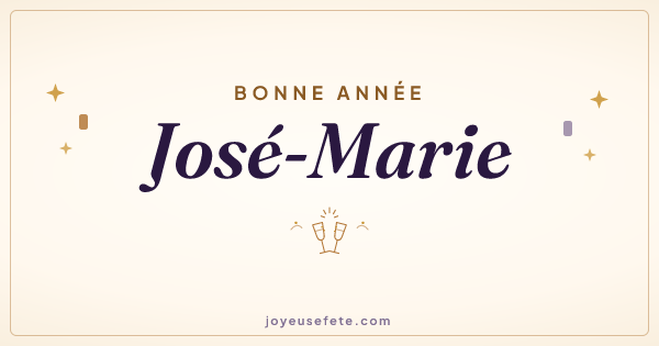 Image « Bonne année José-Marie » au format large