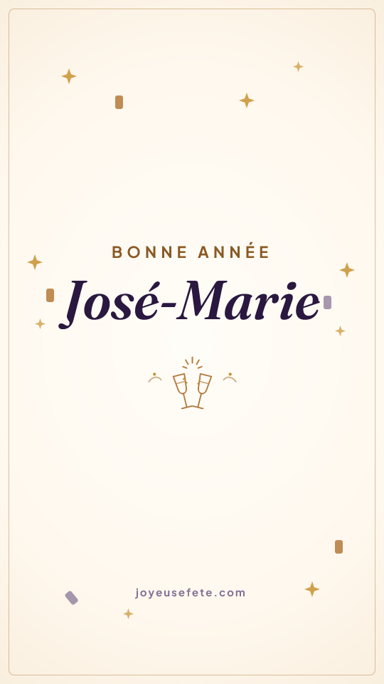 Image « Bonne année José-Marie » au format story