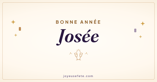Image « Bonne année Josée » au format large