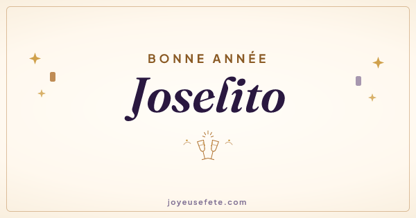 Image « Bonne année Joselito » au format large
