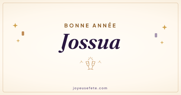 Image « Bonne année Jossua » au format large