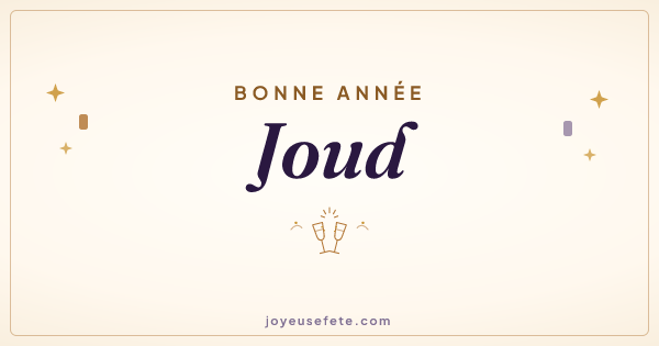 Image « Bonne année Joud » au format large