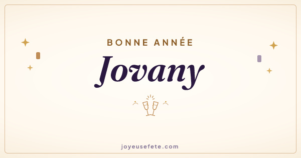 Image « Bonne année Jovany » au format large