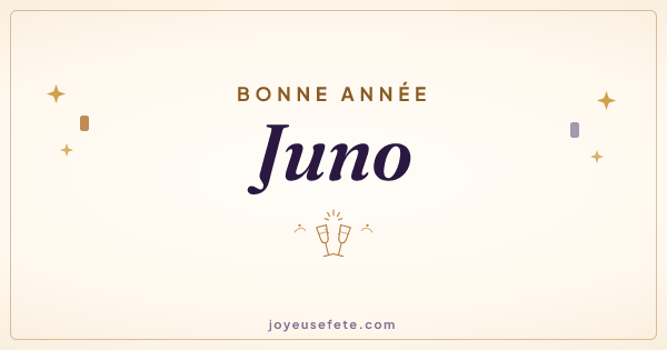 Image « Bonne année Juno » au format large