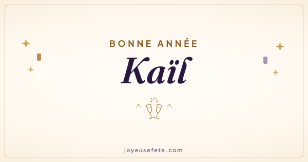 Image « Bonne année Kaïl » au format large