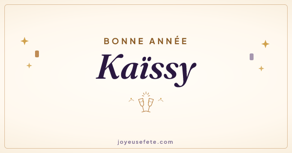 Image « Bonne année Kaïssy » au format large