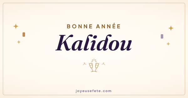 Image « Bonne année Kalidou » au format large