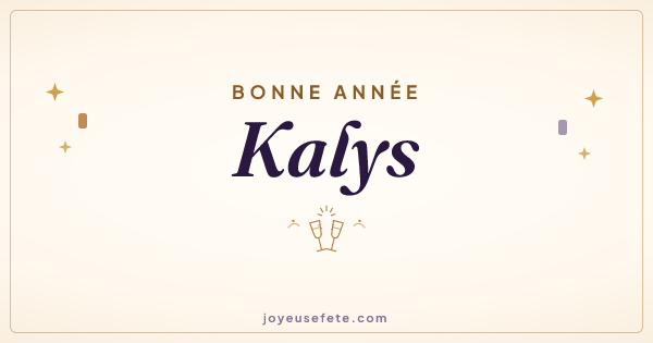 Image « Bonne année Kalys » au format large