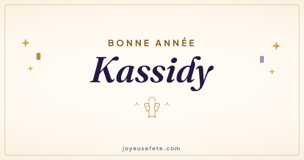 Image « Bonne année Kassidy » au format large