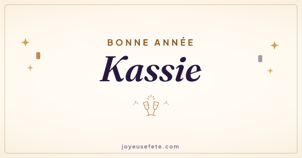 Image « Bonne année Kassie » au format large