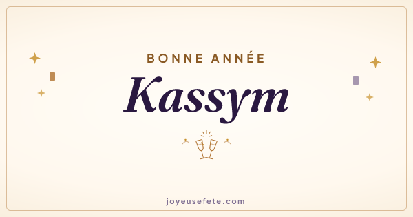 Image « Bonne année Kassym » au format large